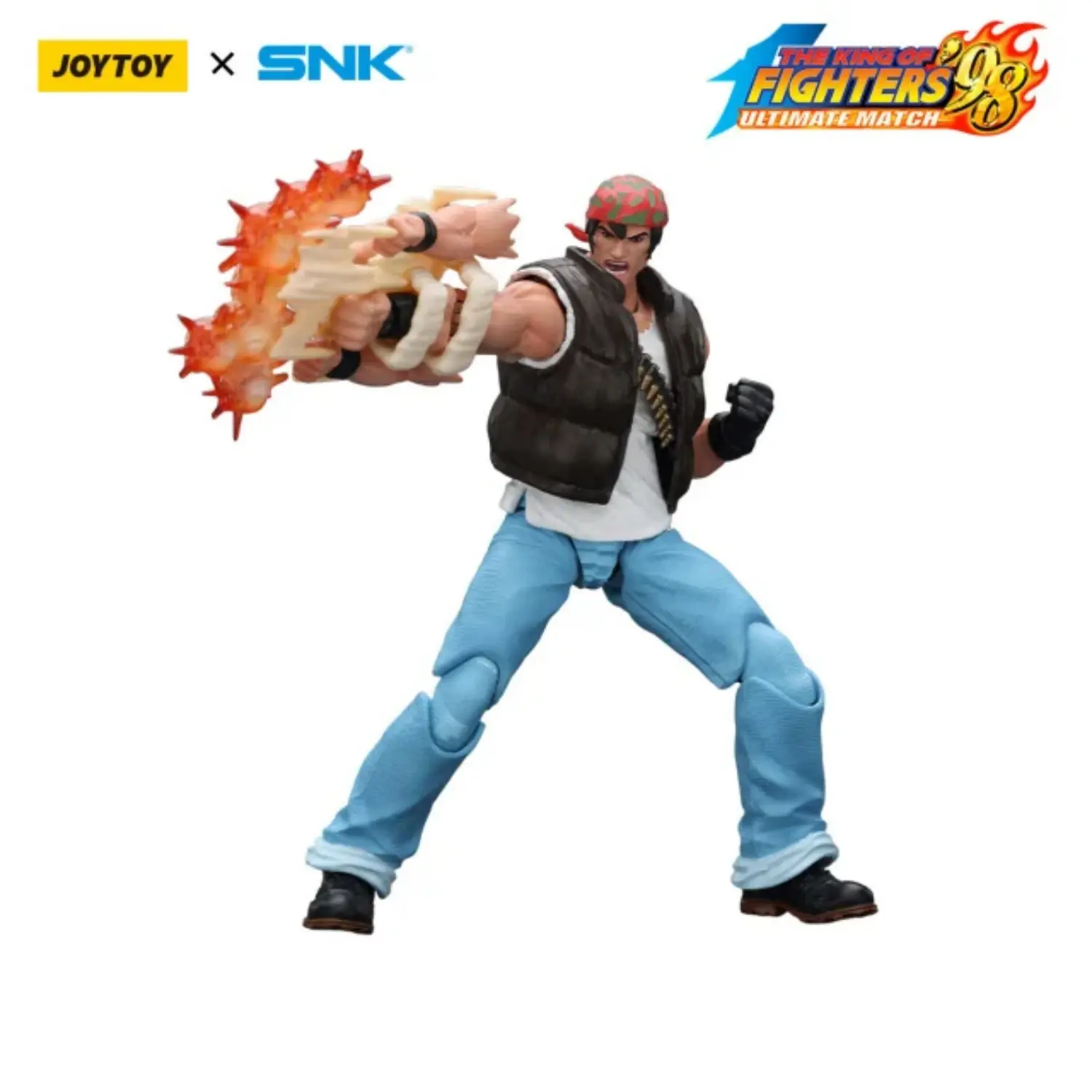 Action Figure - Ralf Jones KOF _98 UM Ikari Warriors Team SNK 1 18 - JOYTOY The King of Fighters in white background 4 Action Figure - Ralf Jones KOF '98 UM Ikari Warriors Team SNK 1/18 - JOYTOY The King of Fighters