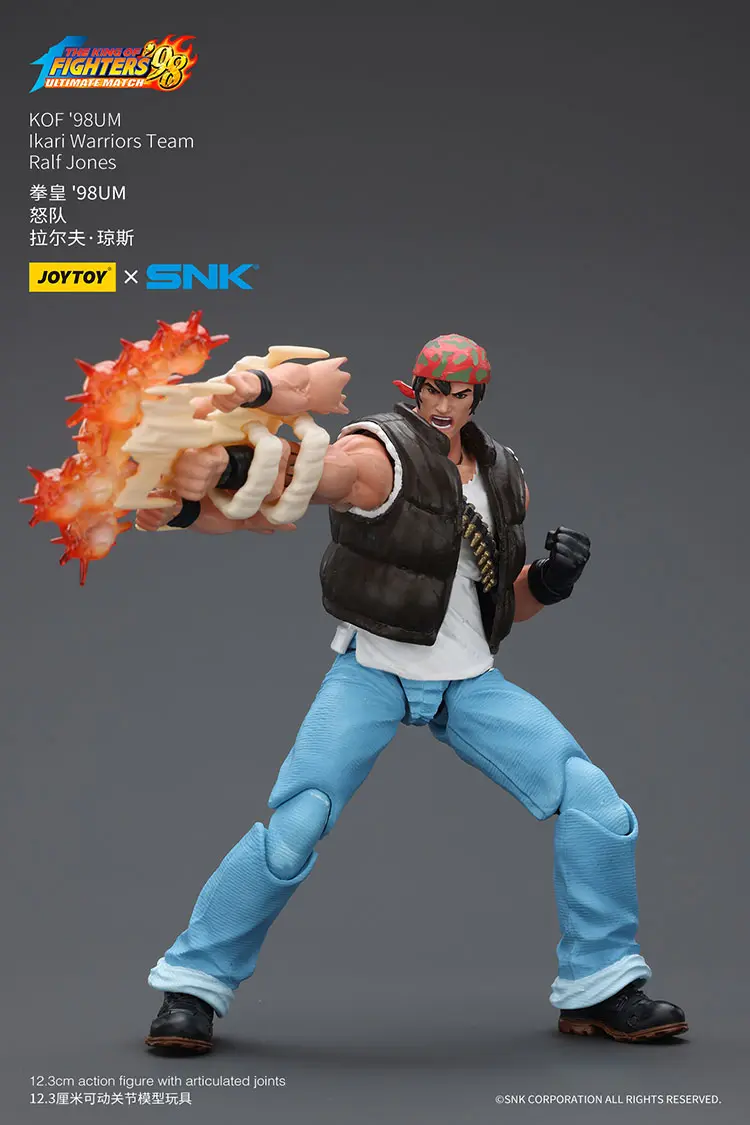 Action Figure - Ralf Jones KOF _98 UM Ikari Warriors Team SNK 1 18 - JOYTOY The King of Fighters rectangle image 5 Action Figure - Ralf Jones KOF '98 UM Ikari Warriors Team SNK 1/18 - JOYTOY The King of Fighters