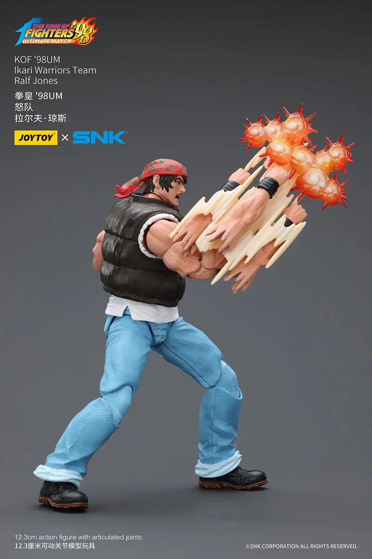 Action Figure - Ralf Jones KOF _98 UM Ikari Warriors Team SNK 1 18 - JOYTOY The King of Fighters rectangle image 6 Action Figure - Ralf Jones KOF '98 UM Ikari Warriors Team SNK 1/18 - JOYTOY The King of Fighters