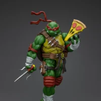 Action Figure - Raphael TMNT Nickelodeon 1 18 - JOYTOY Teenage Mutant Ninja Turtles eating pizza rectangle image Action Figure - Raphael TMNT Nickelodeon 1 18 - JOYTOY Teenage Mutant Ninja Turtles eating pizza rectangle image