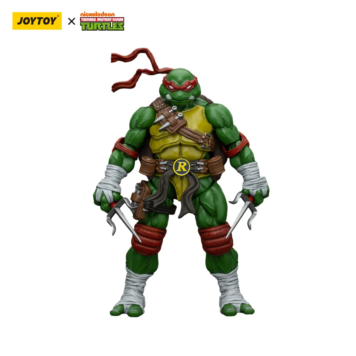 Action Figure - Raphael TMNT Nickelodeon 1 18 - JOYTOY Teenage Mutant Ninja Turtles in white background 1 Action Figure - Raphael TMNT Nickelodeon 1 18 - JOYTOY Teenage Mutant Ninja Turtles in white background 1