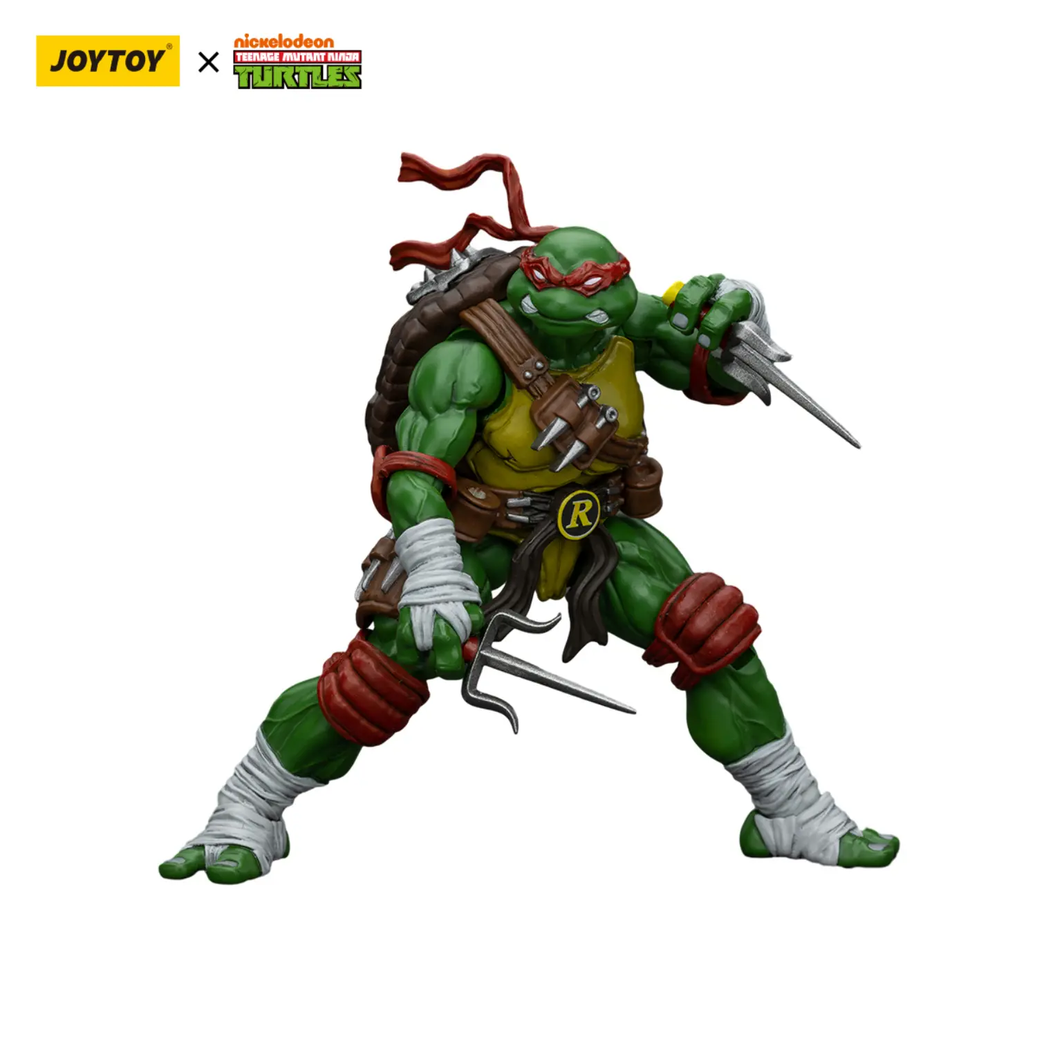 Action Figure - Raphael TMNT Nickelodeon 1 18 - JOYTOY Teenage Mutant Ninja Turtles in white background 3 Action Figure - Raphael TMNT Nickelodeon 1 18 - JOYTOY Teenage Mutant Ninja Turtles in white background 3