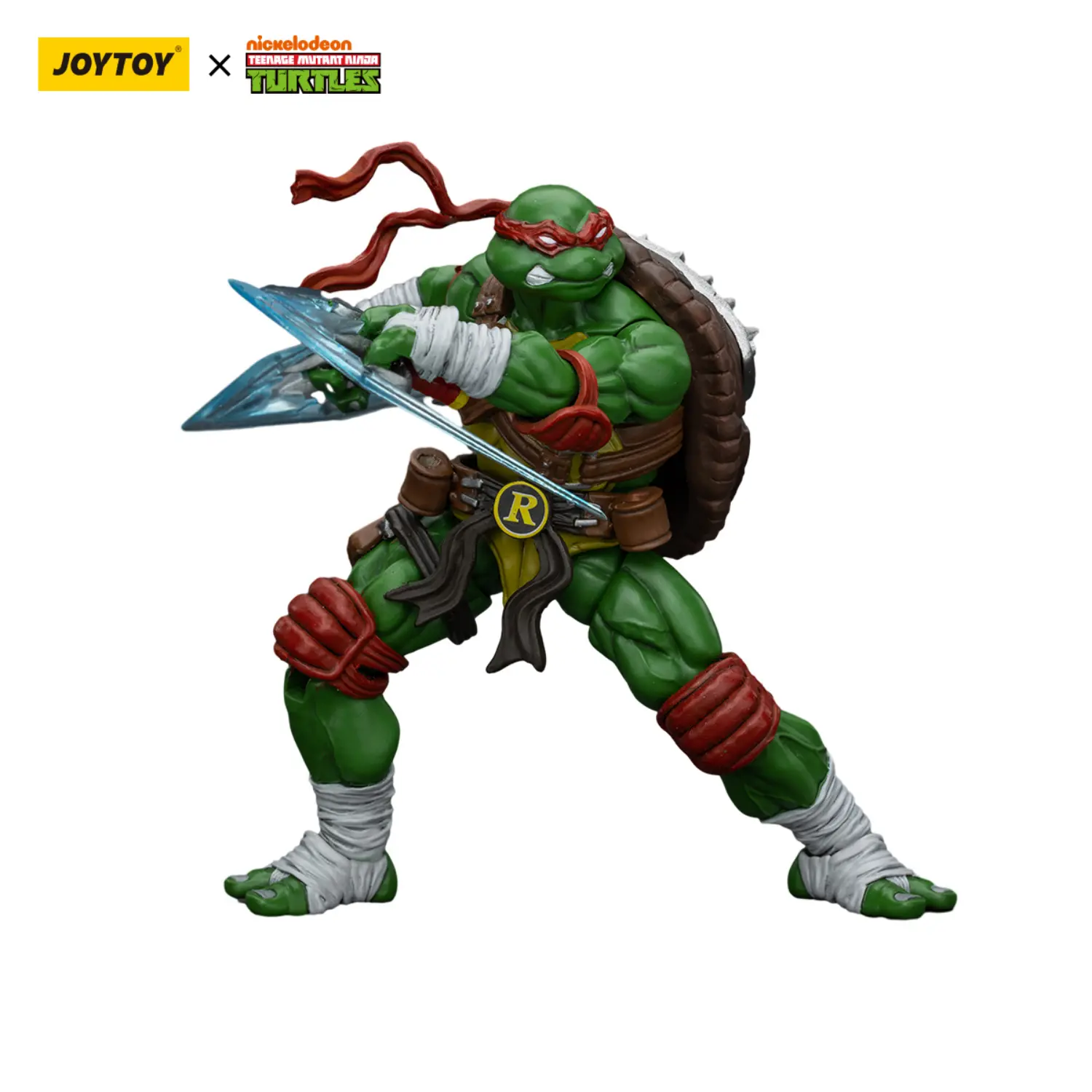 Action Figure - Raphael TMNT Nickelodeon 1 18 - JOYTOY Teenage Mutant Ninja Turtles in white background 4 Action Figure - Raphael TMNT Nickelodeon 1 18 - JOYTOY Teenage Mutant Ninja Turtles in white background 4
