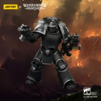 Action Figure - Raven Guard MK III Tactical Legionary with Bolter and Bolt Pistol 1 18 - JOTYOY Warhammer The Horus Heresy in dark red battle fields background Action Figure Raven Guard Mk Iii Tactical Legionary With Bolter And Bolt Pistol 1 18 Jotyoy Warhammer The Horus Heresy In Dark Red Battle Fields Background