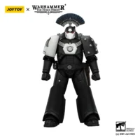 Action Figure Raven Guard Mkvi Tactical Sergeant With Power Sword, Bolter And Plasma Pistol 1 18 Jotyoy Warhammer The Horus Heresy In White Background 1
