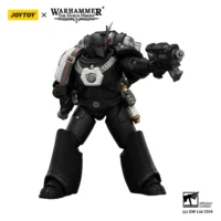 Action Figure Raven Guard Mkvi Tactical Sergeant With Power Sword, Bolter And Plasma Pistol 1 18 Jotyoy Warhammer The Horus Heresy In White Background 4