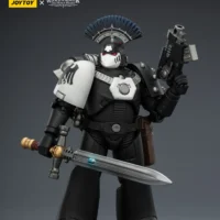 Action Figure Raven Guard Mkvi Tactical Sergeant With Power Sword, Bolter And Plasma Pistol 1 18 Jotyoy Warhammer The Horus Heresy Rectangle Image 3