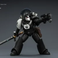 Action Figure Raven Guard Mkvi Tactical Sergeant With Power Sword, Bolter And Plasma Pistol 1 18 Jotyoy Warhammer The Horus Heresy Rectangle Image 5