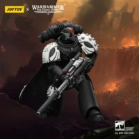 Action Figure - Raven Guard Mor Deythan Shade with Nemesis Bolt Rifle 1 18 - JOTYOY Warhammer The Horus Heresy in dark red battle field background Action Figure Raven Guard Mor Deythan Shade With Nemesis Bolt Rifle 1 18 Jotyoy Warhammer The Horus Heresy In Dark Red Battle Field Background