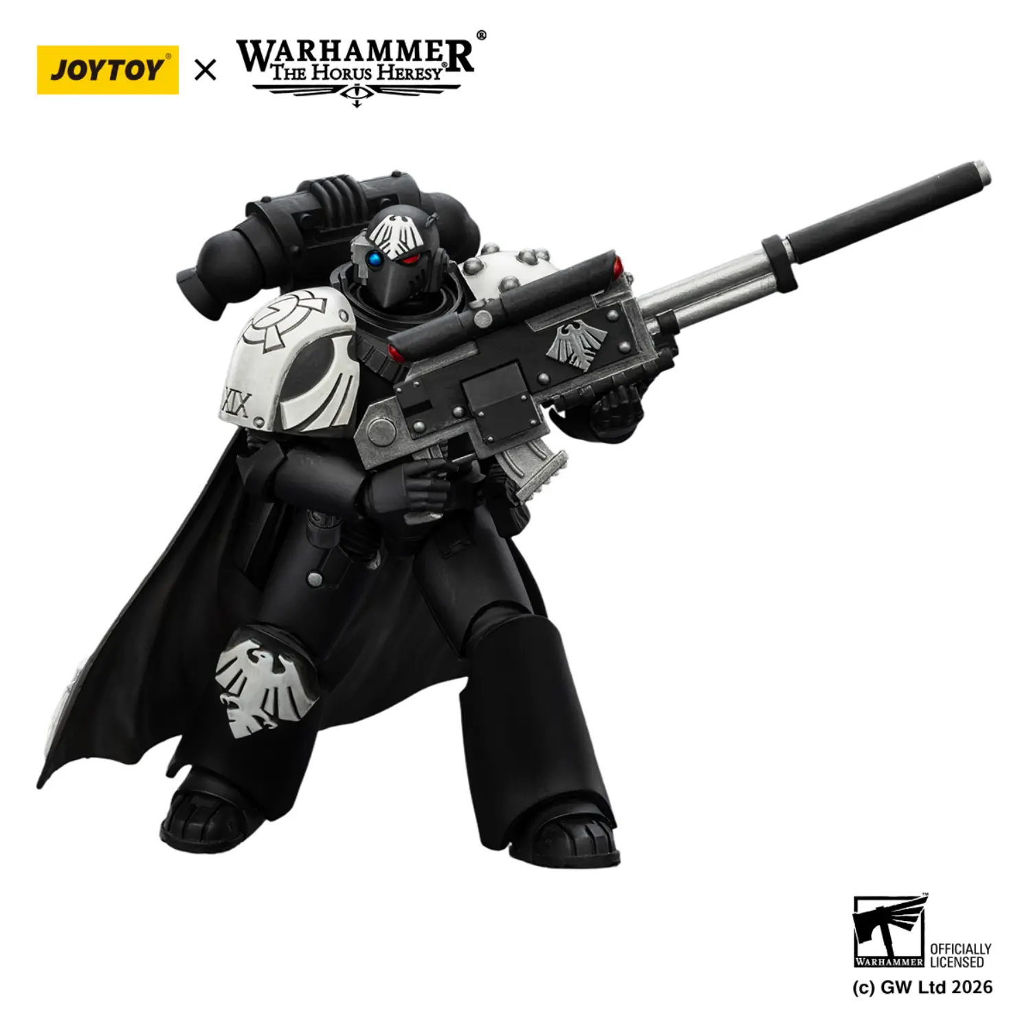Action Figure - Raven Guard Mor Deythan Shade with Nemesis Bolt Rifle 1 18 - JOTYOY Warhammer The Horus Heresy in white background 3 Action Figure Raven Guard Mor Deythan Shade With Nemesis Bolt Rifle 1 18 Jotyoy Warhammer The Horus Heresy In White Background 3