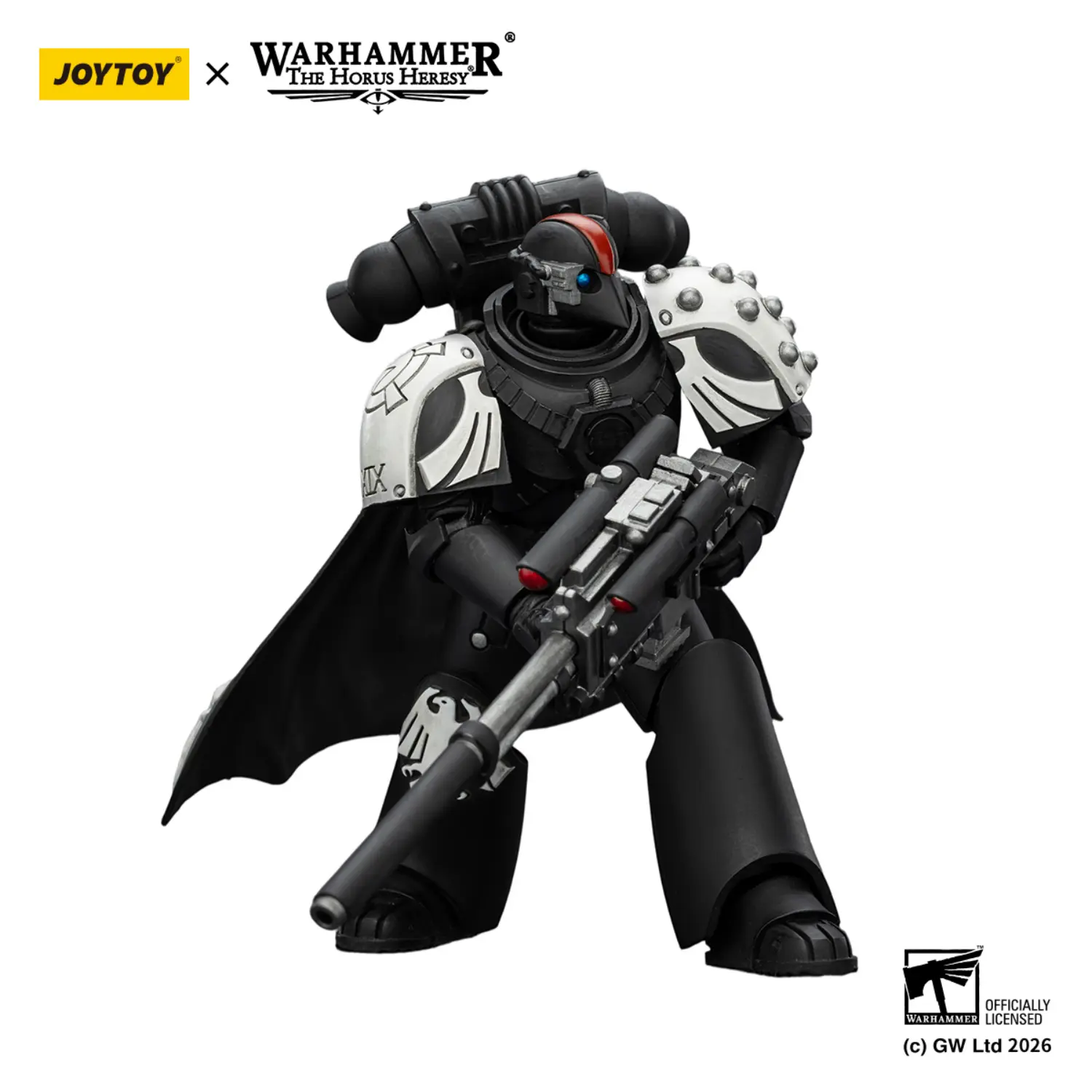 Action Figure - Raven Guard Mor Deythan Shade with Nemesis Bolt Rifle 1 18 - JOTYOY Warhammer The Horus Heresy in white background 4 Action Figure Raven Guard Mor Deythan Shade With Nemesis Bolt Rifle 1 18 Jotyoy Warhammer The Horus Heresy In White Background 4
