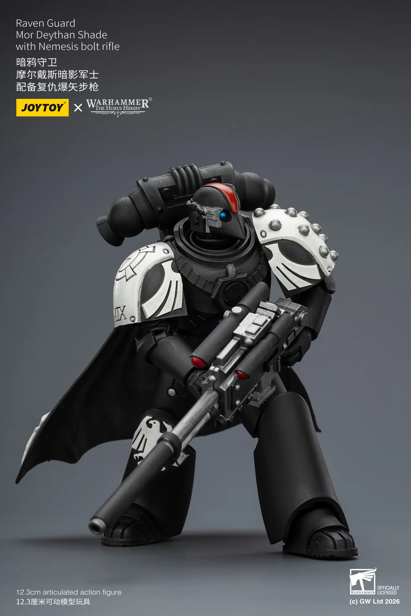 Action Figure - Raven Guard Mor Deythan Shade with Nemesis Bolt Rifle 1 18 - JOTYOY Warhammer The Horus Heresy rectangle image 8 Action Figure Raven Guard Mor Deythan Shade With Nemesis Bolt Rifle 1 18 Jotyoy Warhammer The Horus Heresy Rectangle Image 8