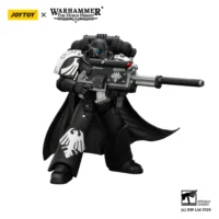 Action Figure Raven Guard Mor Deythan With Nemesis Bolt Rifle 1 18 Jotyoy Warhammer The Horus Heresy In White Background 4