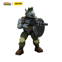 Action Figure - Rocksteady TMNT Nickelodeon 1 18 - JOYTOY Teenage Mutant Ninja Turtles in white background 3 Action Figure Rocksteady Tmnt Nickelodeon 1 18 Joytoy Teenage Mutant Ninja Turtles In White Background 3