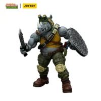 Action Figure - Rocksteady TMNT Nickelodeon 1 18 - JOYTOY Teenage Mutant Ninja Turtles in white background 4 Action Figure Rocksteady Tmnt Nickelodeon 1 18 Joytoy Teenage Mutant Ninja Turtles In White Background 4