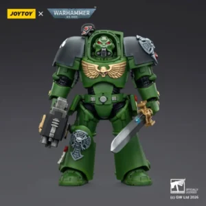 Action Figure - Salamanders Terminator 1 with Power Sword and Storm Bolter 1 18 - JOYTOY Warhammer 40K Action Figure - Salamanders Terminator 1 with Power Sword and Storm Bolter 1 18 - JOYTOY Warhammer 40K