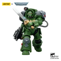 Action Figure - Salamanders Terminator 1 with Power Sword and Storm Bolter 1 18 - JOYTOY Warhammer 40K in white background 2 Action Figure - Salamanders Terminator 1 with Power Sword and Storm Bolter 1 18 - JOYTOY Warhammer 40K in white background 2
