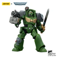 Action Figure - Salamanders Terminator 1 with Power Sword and Storm Bolter 1 18 - JOYTOY Warhammer 40K in white background 3 Action Figure - Salamanders Terminator 1 with Power Sword and Storm Bolter 1 18 - JOYTOY Warhammer 40K in white background 3