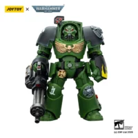 Action Figure - Salamanders Terminator 3 with Power Fist and Assault Cannon 1 18 - JOYTOY Warhammer 40K in white background 1 Action Figure - Salamanders Terminator 3 with Power Fist and Assault Cannon 1 18 - JOYTOY Warhammer 40K in white background 1