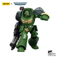 Action Figure - Salamanders Terminator 3 with Power Fist and Assault Cannon 1 18 - JOYTOY Warhammer 40K in white background 3 Action Figure - Salamanders Terminator 3 with Power Fist and Assault Cannon 1 18 - JOYTOY Warhammer 40K in white background 3