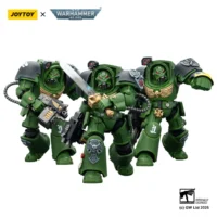 Action Figure - Salamanders Terminator Squad 1 18 - JOYTOY Warhammer 40K in white background