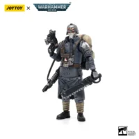 Action Figure - Sergeant Astra Militarum Death Korps of Krieg Veteran Squad 1 18 - JOYTOY Warhammer 40K in white background Action Figure Sergeant Astra Militarum Death Korps Of Krieg Veteran Squad 1 18 Joytoy Warhammer 40k In White Background
