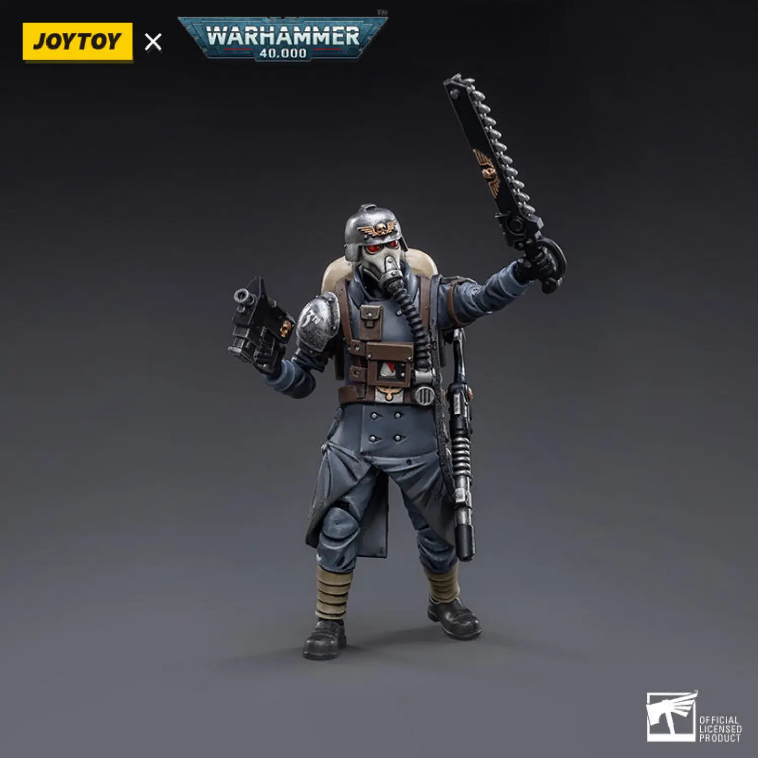 Action Figure - Sergeant Astra Militarum Death Korps of Krieg Veteran Squad 1 18 - JOYTOY Warhammer 40K Action Figure Sergeant Astra Militarum Death Korps Of Krieg Veteran Squad 1 18 Joytoy Warhammer 40k