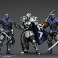 Action Figure - Shredder & Foot Clan Soldiers TMNT Nickelodeon 1 18 - JOYTOY Teenage Mutant Ninja Turtles rectangle image 2