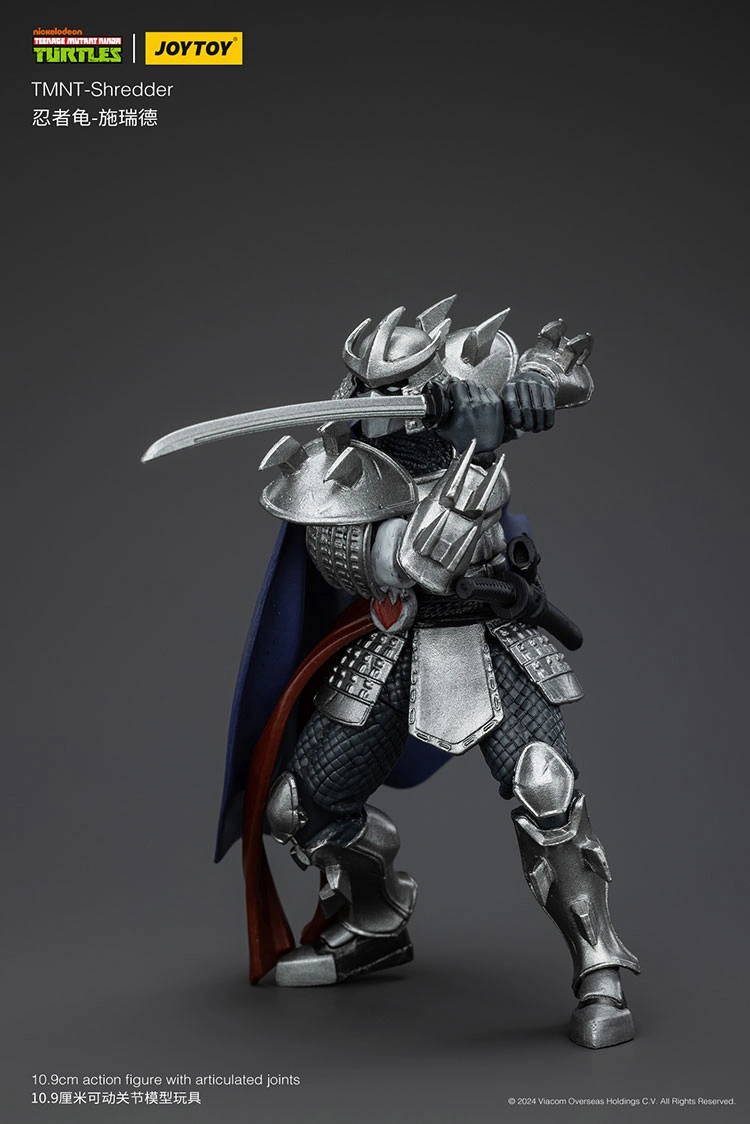 Action Figure - Shredder TMNT Nickelodeon 1 18 - JOYTOY Teenage Mutant Ninja Turtles rectangle image 9 Action Figure - Shredder TMNT Nickelodeon 1 18 - JOYTOY Teenage Mutant Ninja Turtles rectangle image 9