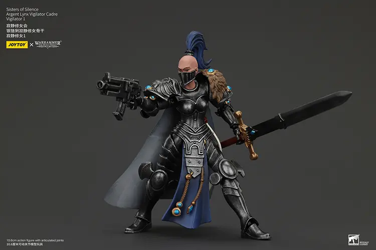 Action Figure Sisters Of Silence Argent Lynx Vigilator 1 18 Jotyoy Warhammer The Horus Heresy Rectangle Image 2