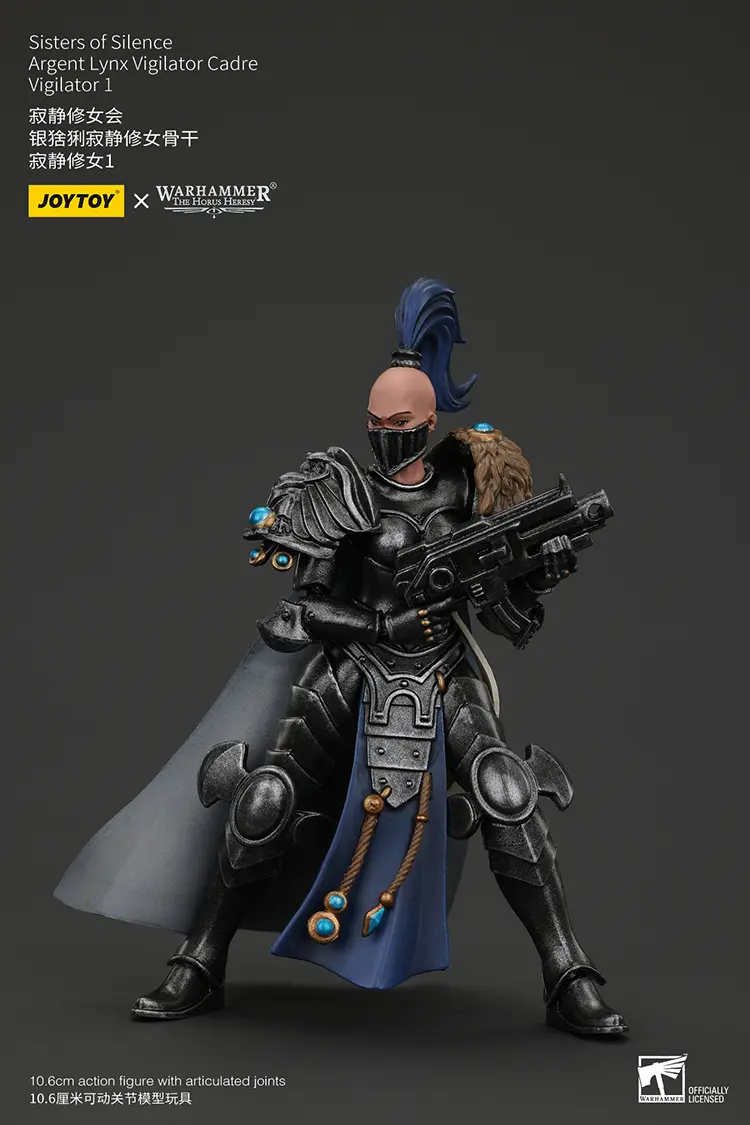 Action Figure Sisters Of Silence Argent Lynx Vigilator 1 18 Jotyoy Warhammer The Horus Heresy Rectangle Image 7