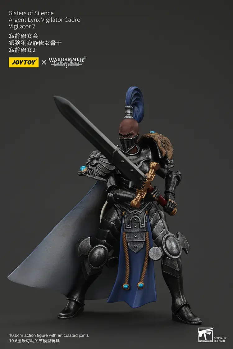 Action Figure Sisters Of Silence Argent Lynx Vigilator 2 1 18 Jotyoy Warhammer The Horus Heresy Rectangle Image 5