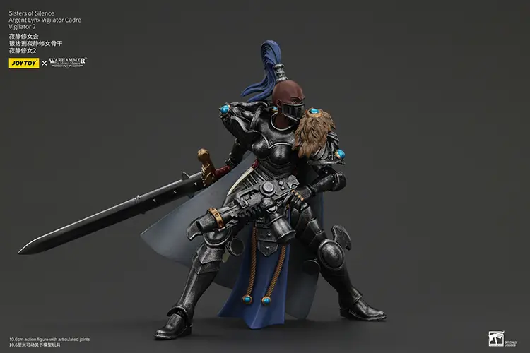 Action Figure Sisters Of Silence Argent Lynx Vigilator 2 1 18 Jotyoy Warhammer The Horus Heresy Rectangle Image 6