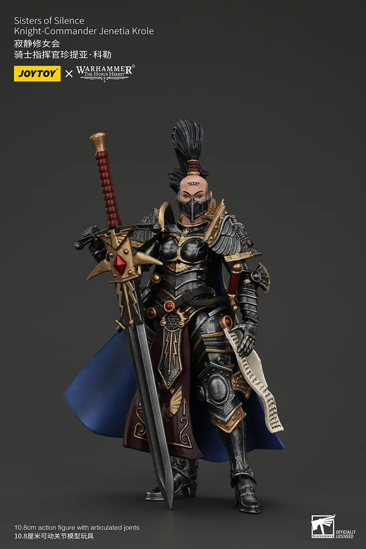 Action Figure Sisters Of Silence Knight Commander Jenetia Krole 1 18 Jotyoy Warhammer The Horus Heresy Rectangle Image 1