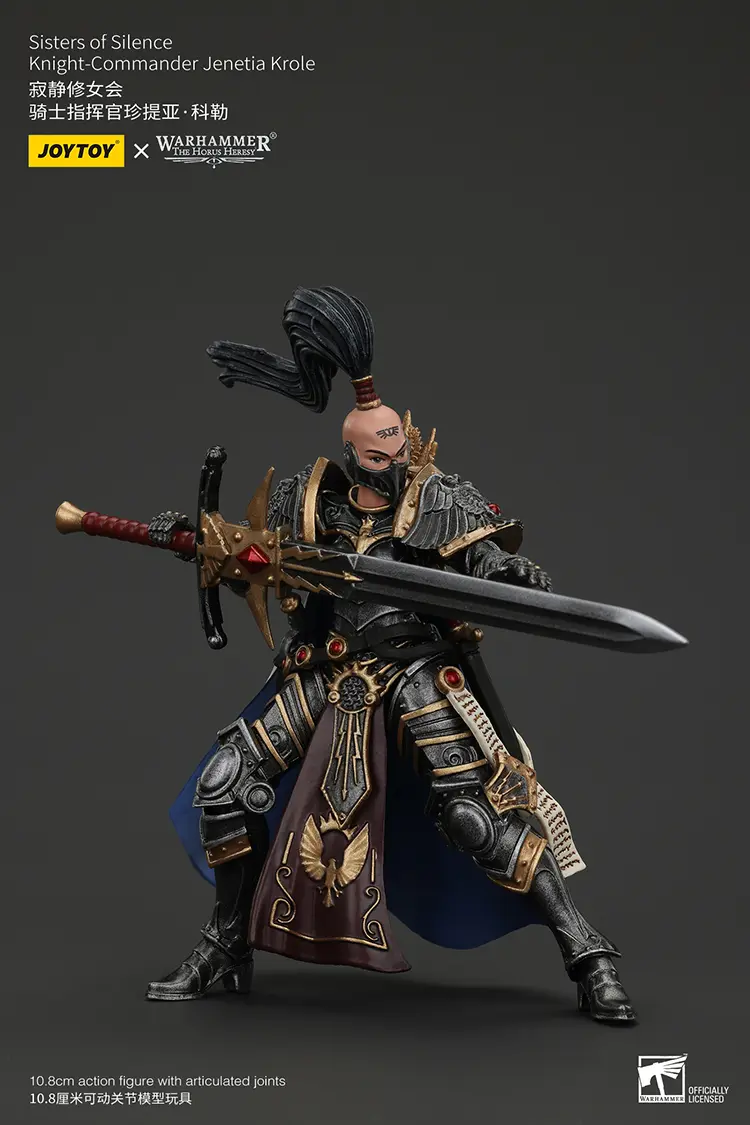 Action Figure Sisters Of Silence Knight Commander Jenetia Krole 1 18 Jotyoy Warhammer The Horus Heresy Rectangle Image 3