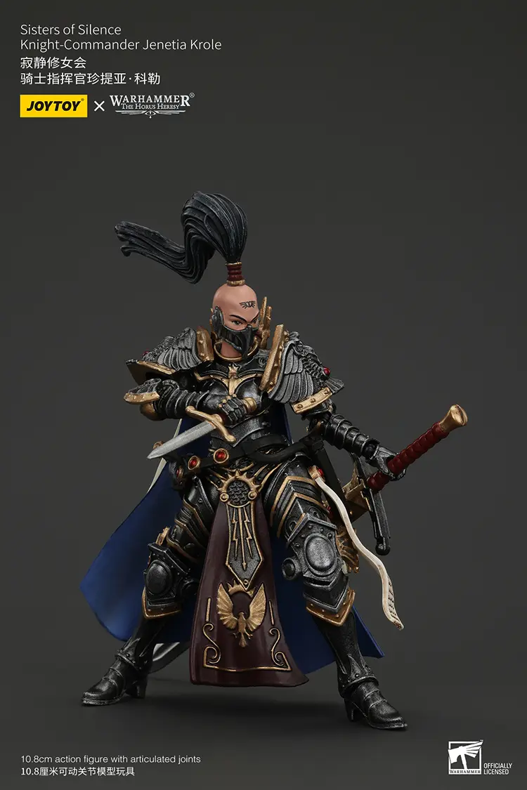 Action Figure Sisters Of Silence Knight Commander Jenetia Krole 1 18 Jotyoy Warhammer The Horus Heresy Rectangle Image 5