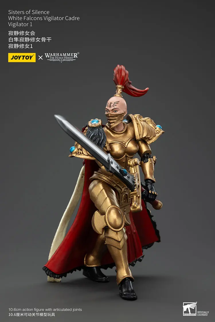 Action Figure Sisters Of Silence White Falcons Vigilator 1 1 18 Jotyoy Warhammer The Horus Heresy Rectangle Image 5