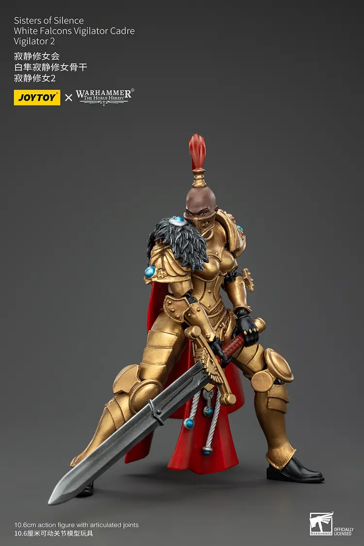 Action Figure - Sisters of Silence White Falcons Vigilator 2 1 18 - JOTYOY Warhammer The Horus Heresy rectangle image 6 Action Figure Sisters Of Silence White Falcons Vigilator 2 1 18 Jotyoy Warhammer The Horus Heresy Rectangle Image 6