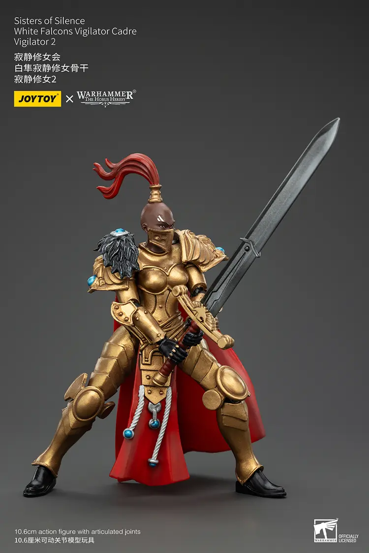 Action Figure - Sisters of Silence White Falcons Vigilator 2 1 18 - JOTYOY Warhammer The Horus Heresy rectangle image 7 Action Figure Sisters Of Silence White Falcons Vigilator 2 1 18 Jotyoy Warhammer The Horus Heresy Rectangle Image 7