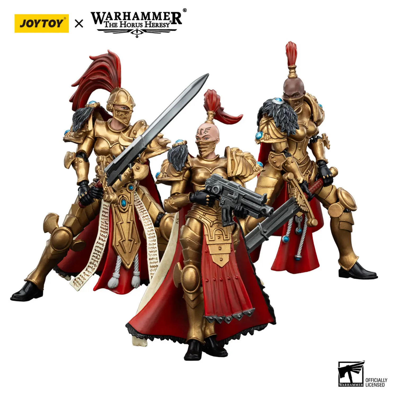 Action Figure - Sisters of Silence White Falcons Vigilator Cadre 1 18 - JOTYOY Warhammer The Horus Heresy in white background Action Figure Sisters Of Silence White Falcons Vigilator Cadre 1 18 Jotyoy Warhammer The Horus Heresy In White Background