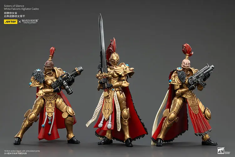 Action Figure - Sisters of Silence White Falcons Vigilator Cadre 1 18 - JOTYOY Warhammer The Horus Heresy rectangle image 2 Action Figure Sisters Of Silence White Falcons Vigilator Cadre 1 18 Jotyoy Warhammer The Horus Heresy Rectangle Image 2