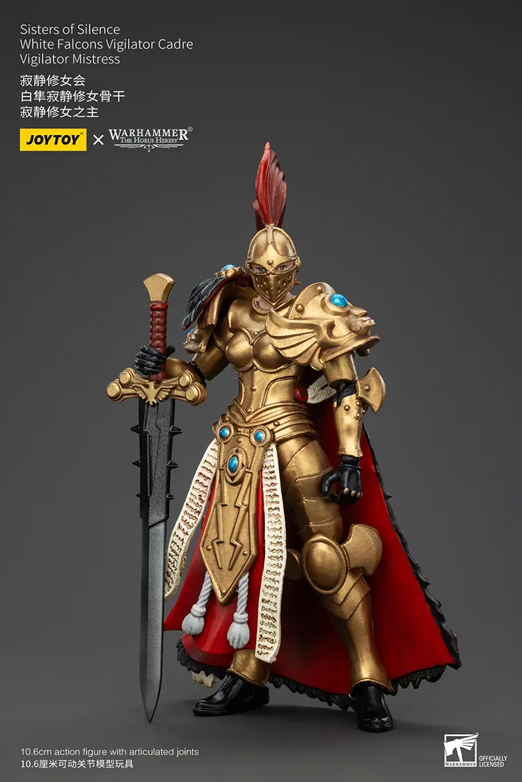 Action Figure - Sisters of Silence White Falcons Vigilator Mistress 1 18 - JOTYOY Warhammer The Horus Heresy rectangle image 1 Action Figure Sisters Of Silence White Falcons Vigilator Mistress 1 18 Jotyoy Warhammer The Horus Heresy Rectangle Image 1