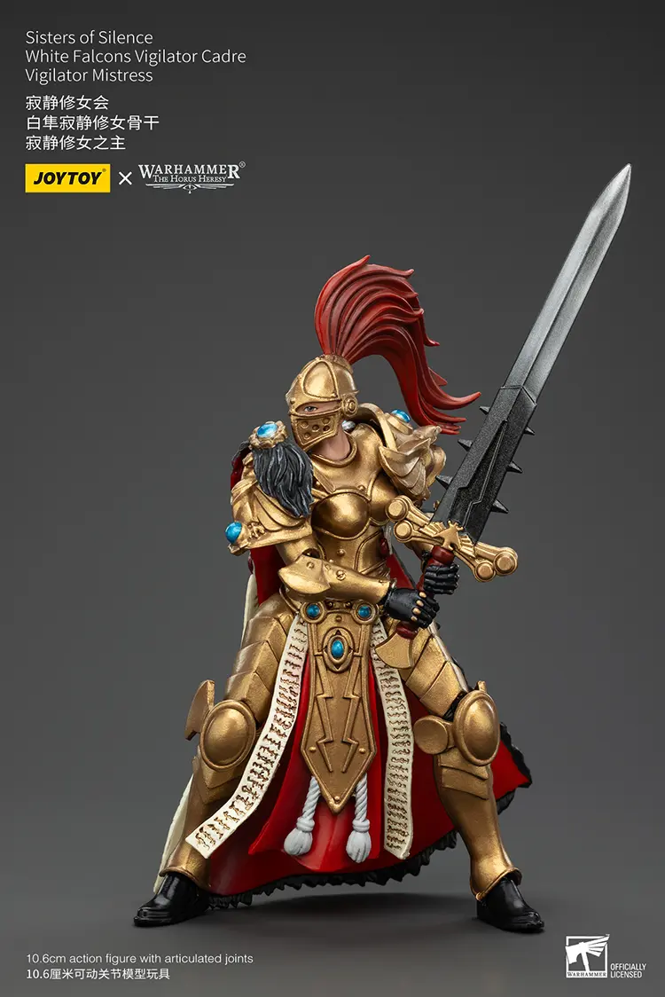Action Figure - Sisters of Silence White Falcons Vigilator Mistress 1 18 - JOTYOY Warhammer The Horus Heresy rectangle image 6 Action Figure Sisters Of Silence White Falcons Vigilator Mistress 1 18 Jotyoy Warhammer The Horus Heresy Rectangle Image 6
