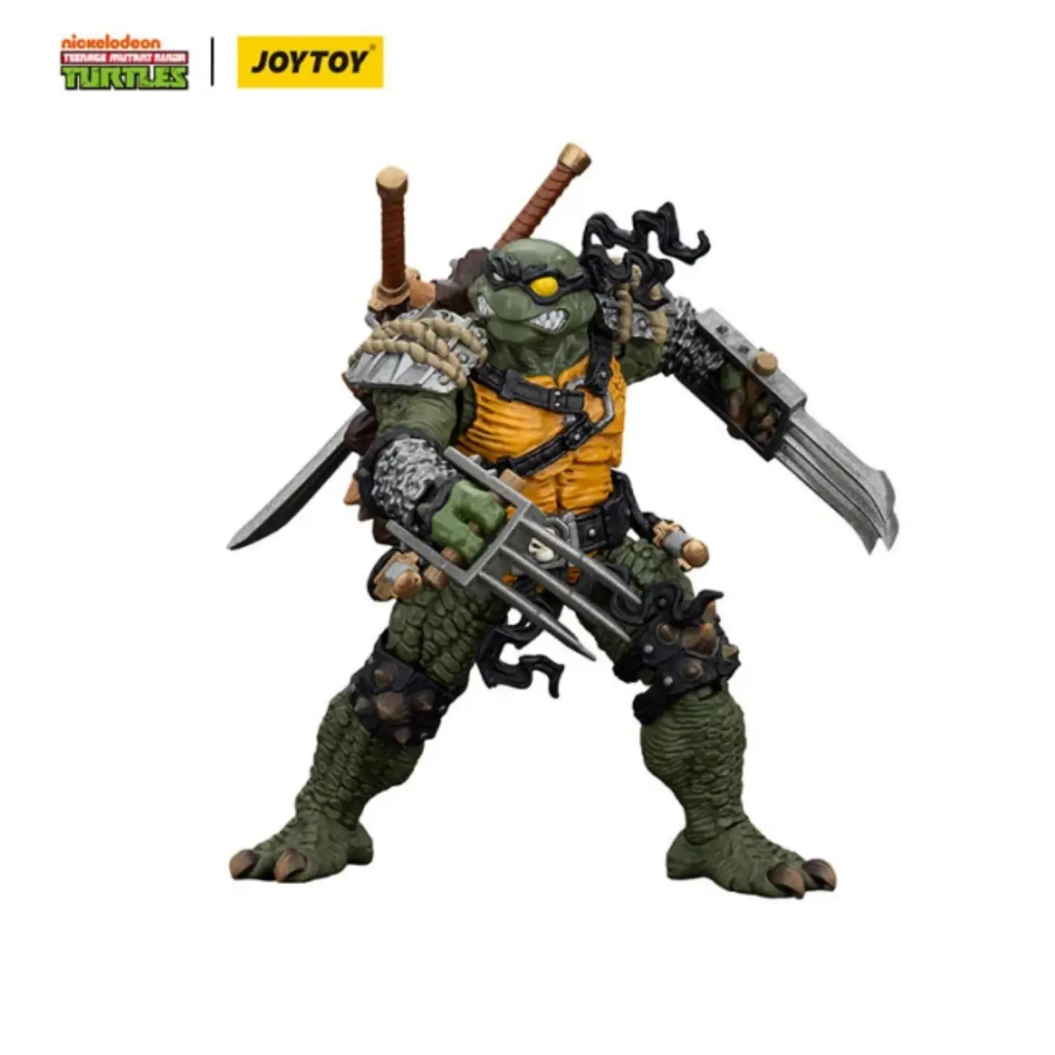 Action Figure - Slash TMNT Nickelodeon 1 18 - JOYTOY Teenage Mutant Ninja Turtles in white background 3 Action Figure Slash Tmnt Nickelodeon 1 18 Joytoy Teenage Mutant Ninja Turtles In White Background 3