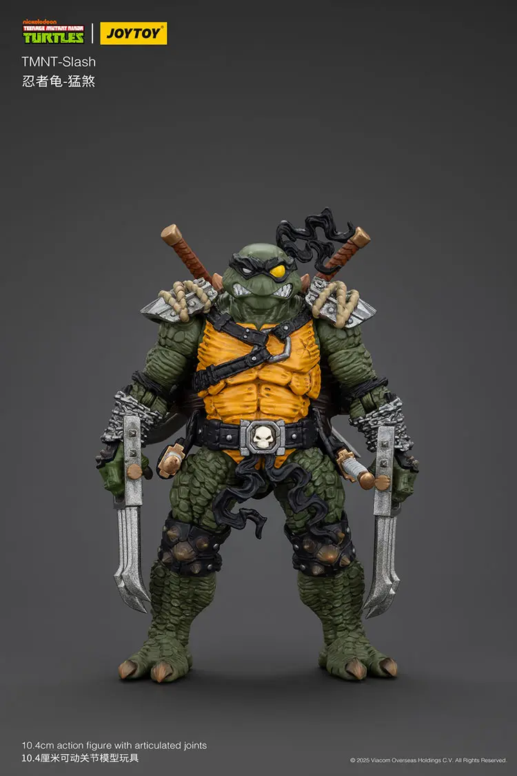 Action Figure - Slash TMNT Nickelodeon 1 18 - JOYTOY Teenage Mutant Ninja Turtles rectangle image 1 Action Figure Slash Tmnt Nickelodeon 1 18 Joytoy Teenage Mutant Ninja Turtles Rectangle Image 1