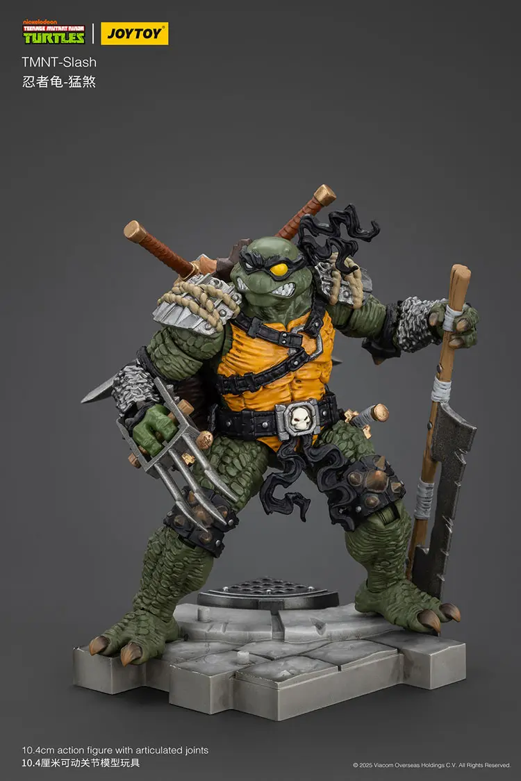 Action Figure - Slash TMNT Nickelodeon 1 18 - JOYTOY Teenage Mutant Ninja Turtles rectangle image 10 Action Figure Slash Tmnt Nickelodeon 1 18 Joytoy Teenage Mutant Ninja Turtles Rectangle Image 10