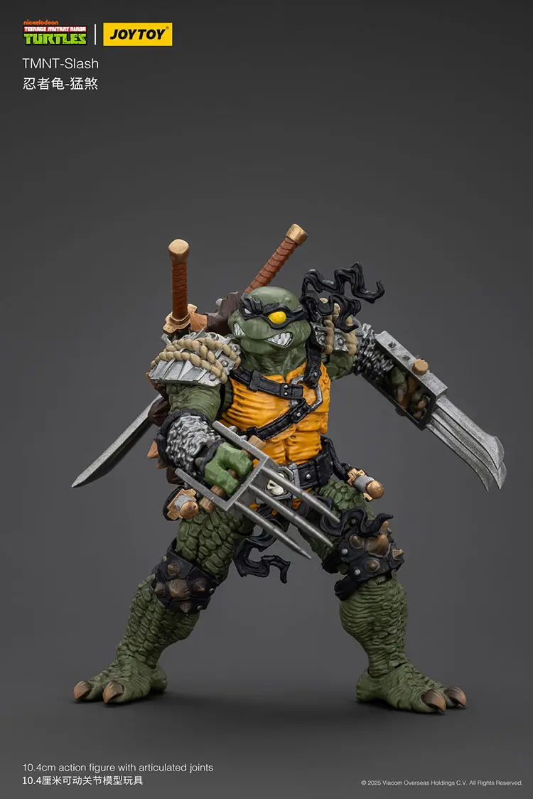Action Figure - Slash TMNT Nickelodeon 1 18 - JOYTOY Teenage Mutant Ninja Turtles rectangle image 3 Action Figure Slash Tmnt Nickelodeon 1 18 Joytoy Teenage Mutant Ninja Turtles Rectangle Image 3