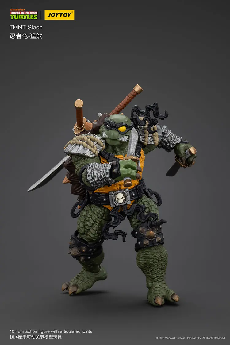 Action Figure - Slash TMNT Nickelodeon 1 18 - JOYTOY Teenage Mutant Ninja Turtles rectangle image 5 Action Figure Slash Tmnt Nickelodeon 1 18 Joytoy Teenage Mutant Ninja Turtles Rectangle Image 5