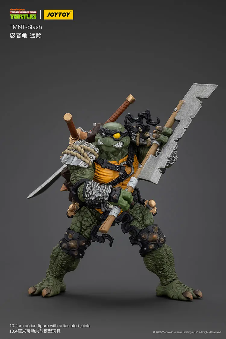 Action Figure - Slash TMNT Nickelodeon 1 18 - JOYTOY Teenage Mutant Ninja Turtles rectangle image 6 Action Figure Slash Tmnt Nickelodeon 1 18 Joytoy Teenage Mutant Ninja Turtles Rectangle Image 6