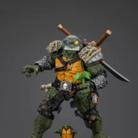 Action Figure - Slash with little turtle TMNT Nickelodeon 1 18 - JOYTOY Teenage Mutant Ninja Turtles rectangle image Action Figure Slash With Little Turtle Tmnt Nickelodeon 1 18 Joytoy Teenage Mutant Ninja Turtles Rectangle Image